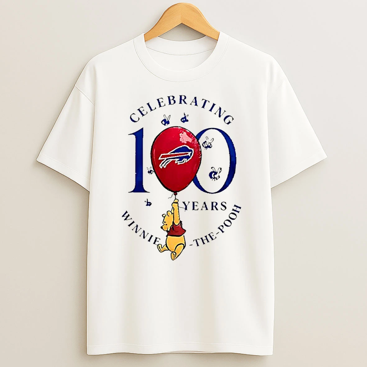Premium Buffalo Bills X Winnie The Pooh 100th Anniversary T Shirt