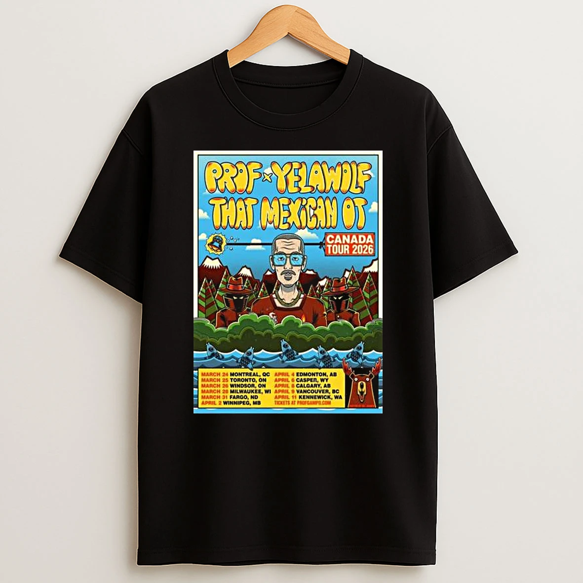 Prof And Yelawolf Sophies Son Canada Tour 2026 T Shirt