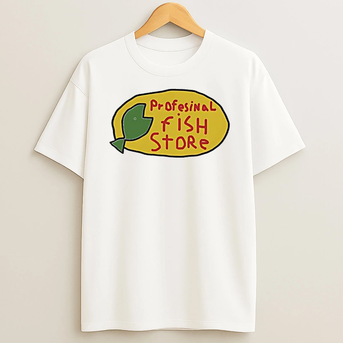 Profesinal Fish Store Logo T Shirt