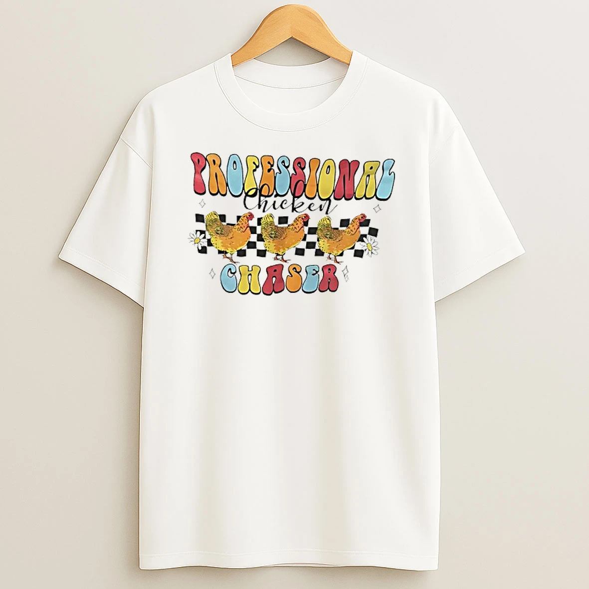 Professional Chicken Chaser Graphic T Shirt