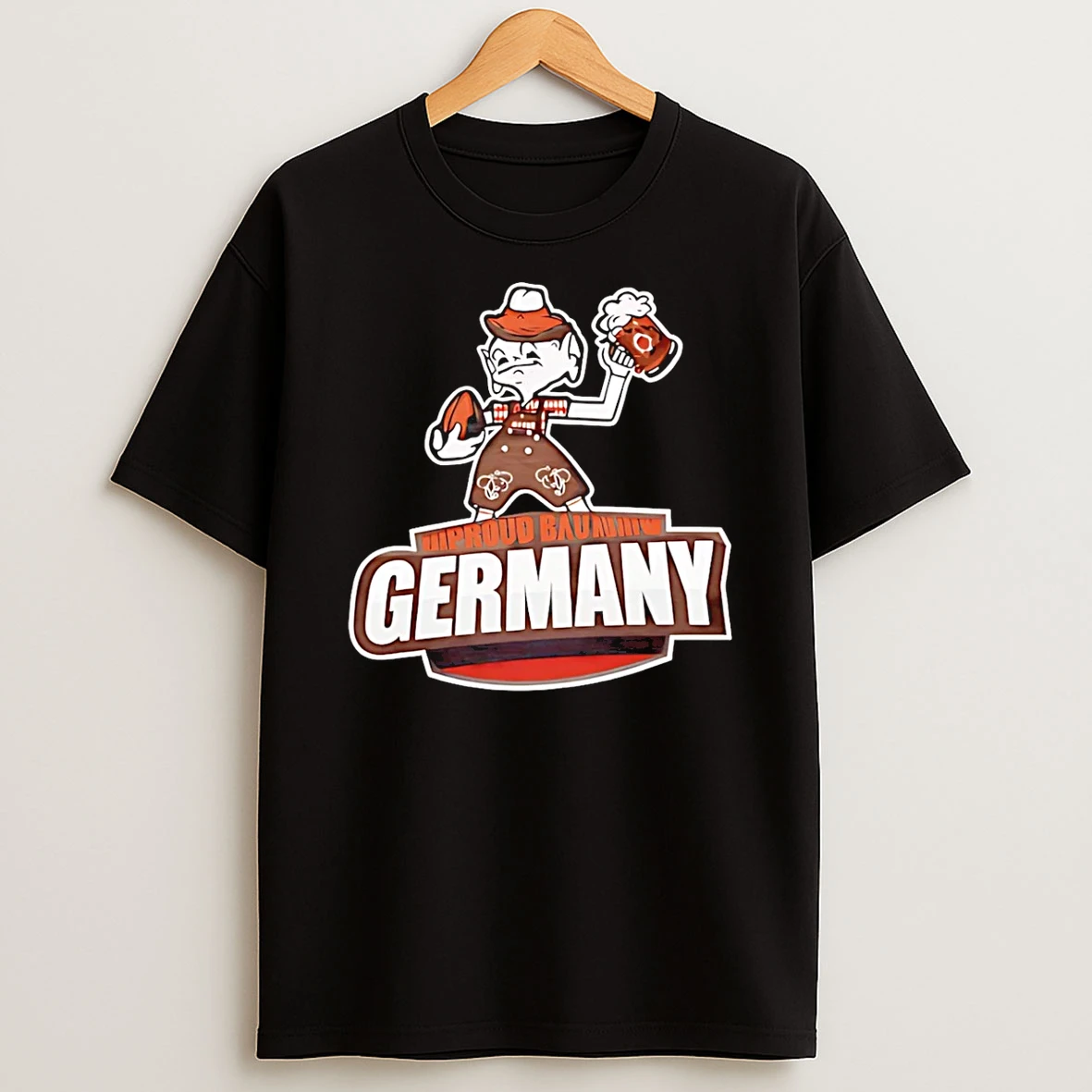 Proud Baumi Germany Cleveland Browns T Shirt