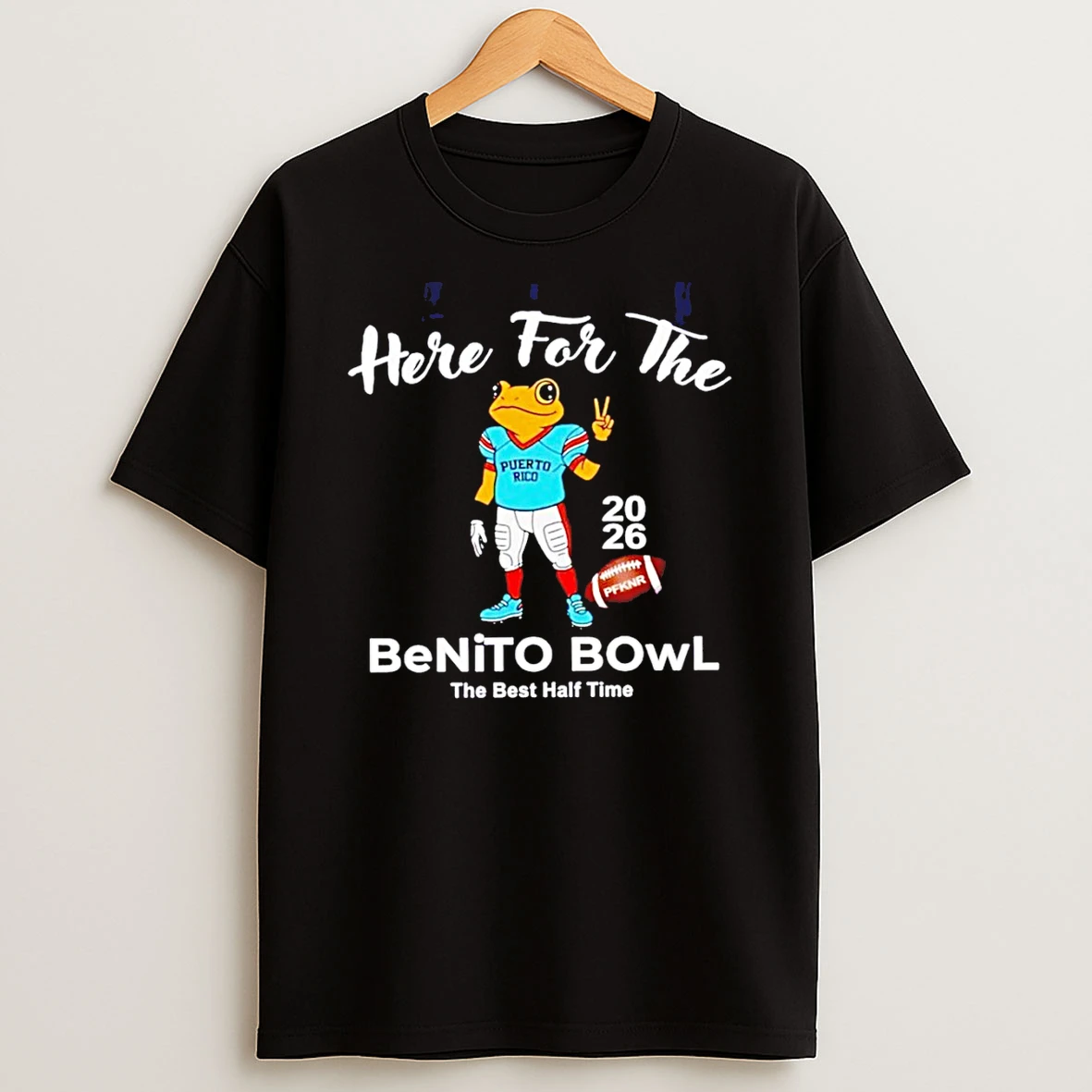 Puerto Rico Bad Bunny Here For The Benito Bowl Super Bowl Lix T Shirt