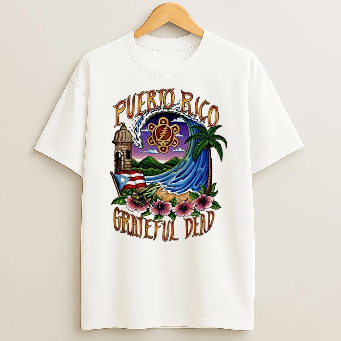 Puerto Rico United States Of Dead T Shirt