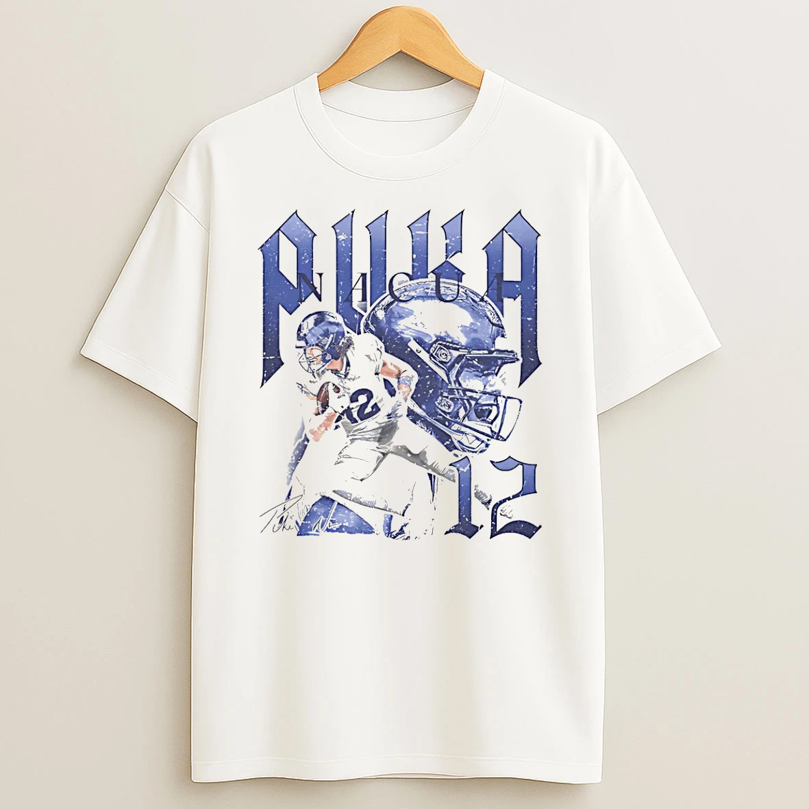 Puka Nacua Los Angeles Rams Dual Graphic T Shirt