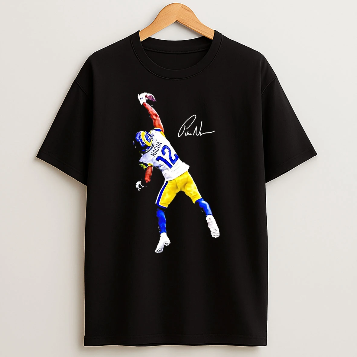 Puka Nacua The Catch Los Angeles Rams Football Nfl Signature Vintage T Shirt