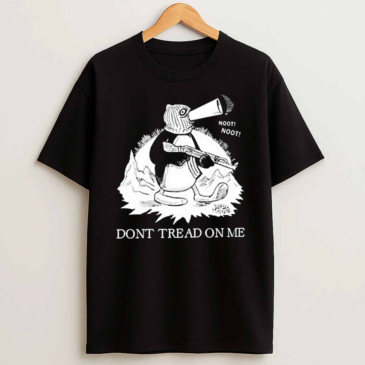 Punk With A Camera Dont Tread On Me Penguin Noot Noot T Shirt