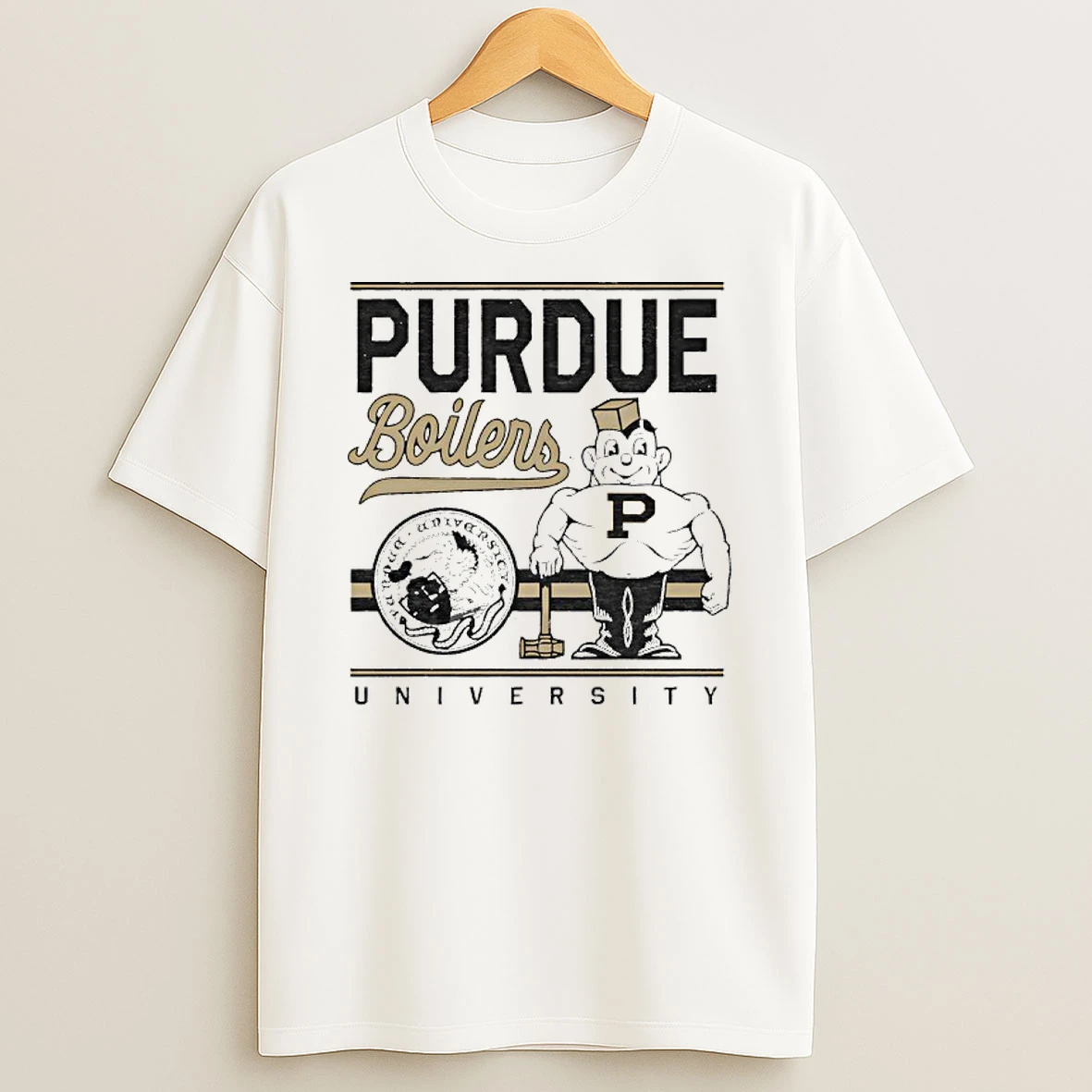 Purdue Boilers University Retro T Shirt