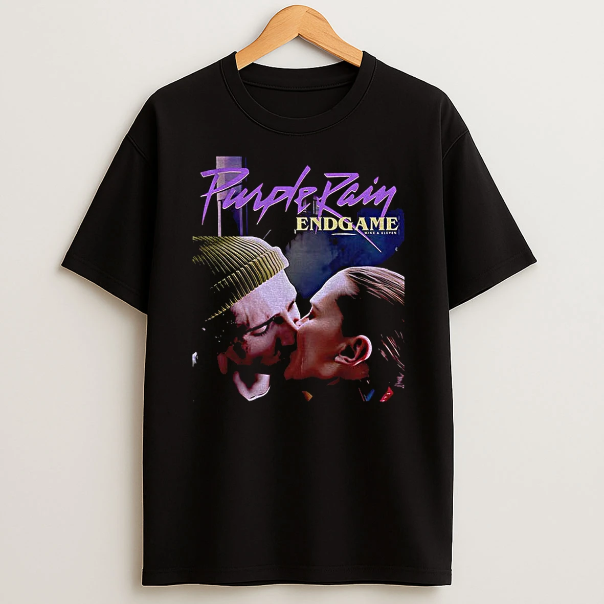 Purple Rain Stranger Things Eleven And Mike T Shirt