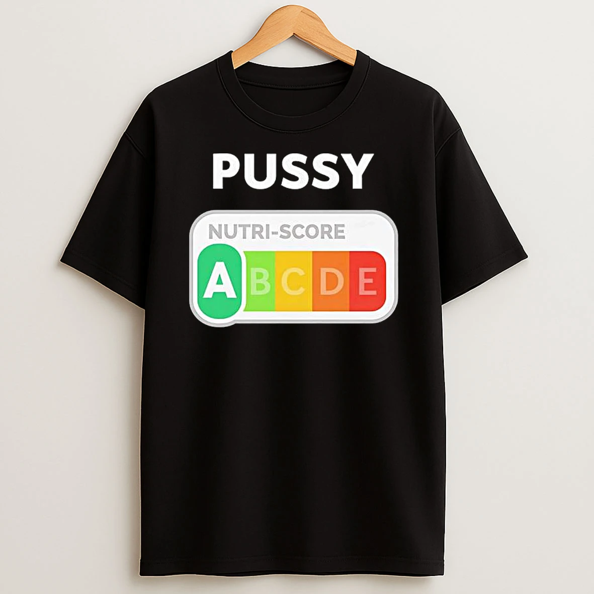 Pussy Nutri Score Graphic T Shirt