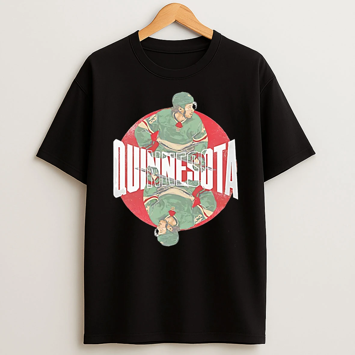 Quinn Hughes Minnesota Quinnesota Reflect Signature T Shirt
