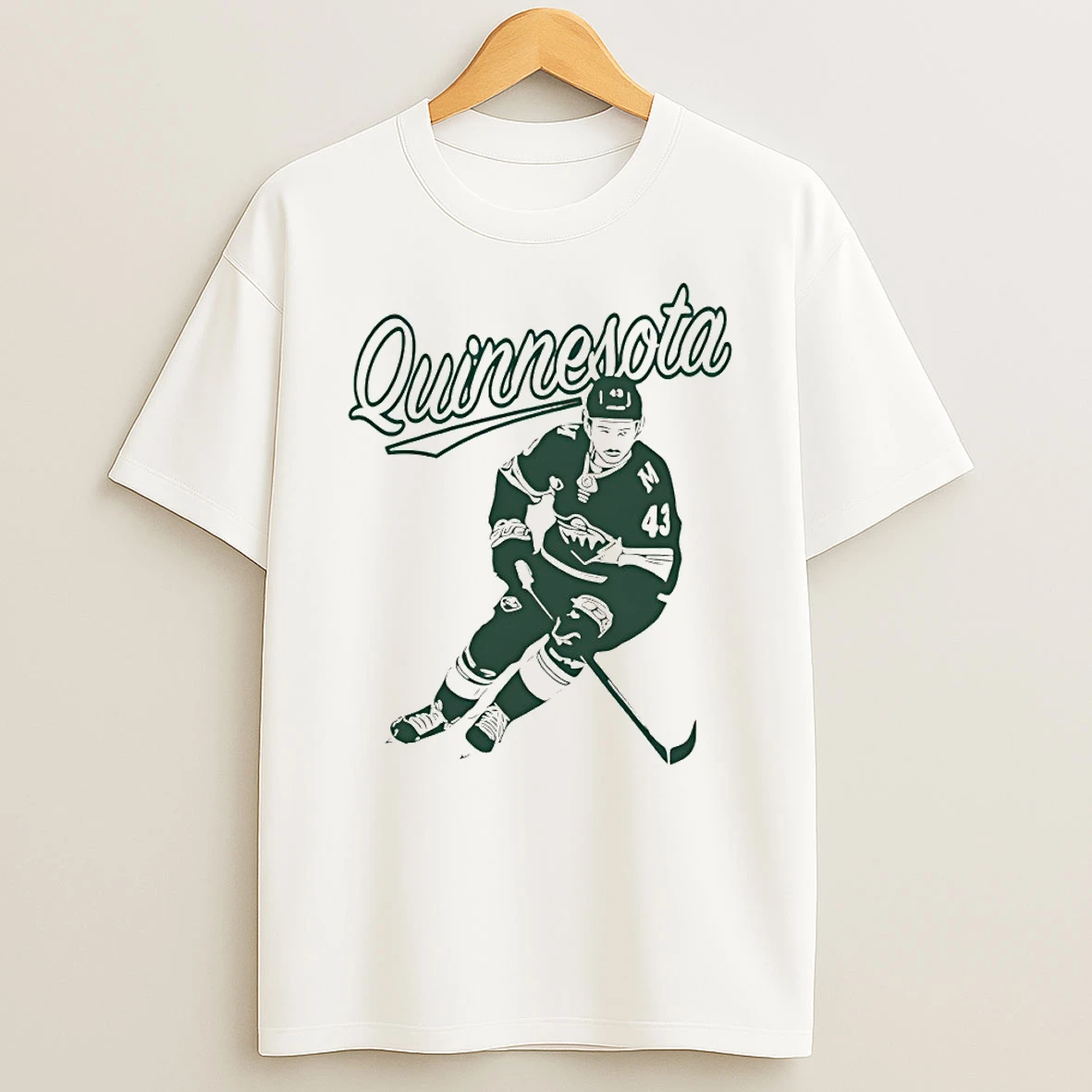 Quinn Hughes Quinnesota Minnesota Hockey Nhl State Of Hockey T Shirt