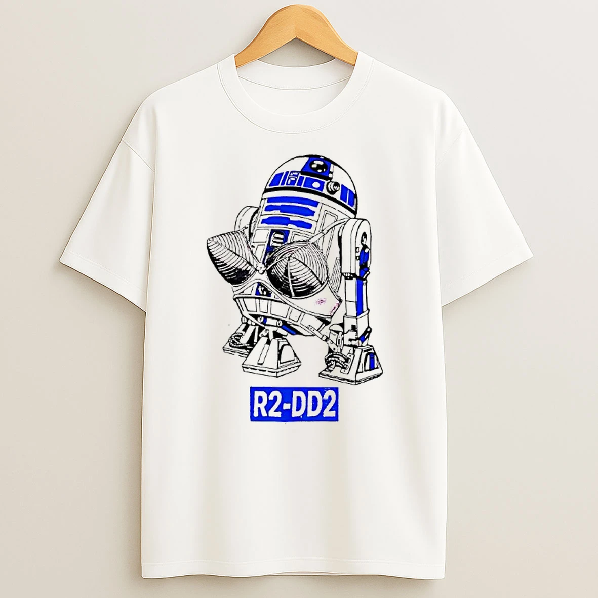 R2 Dd2 Star Wars Pink Bra T Shirt