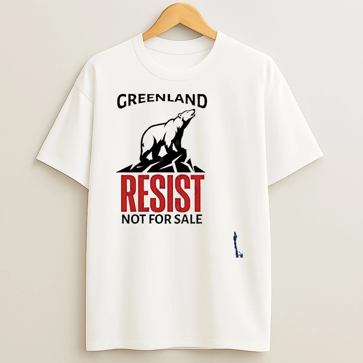 Resist Greenland Not For Sale T Shirt