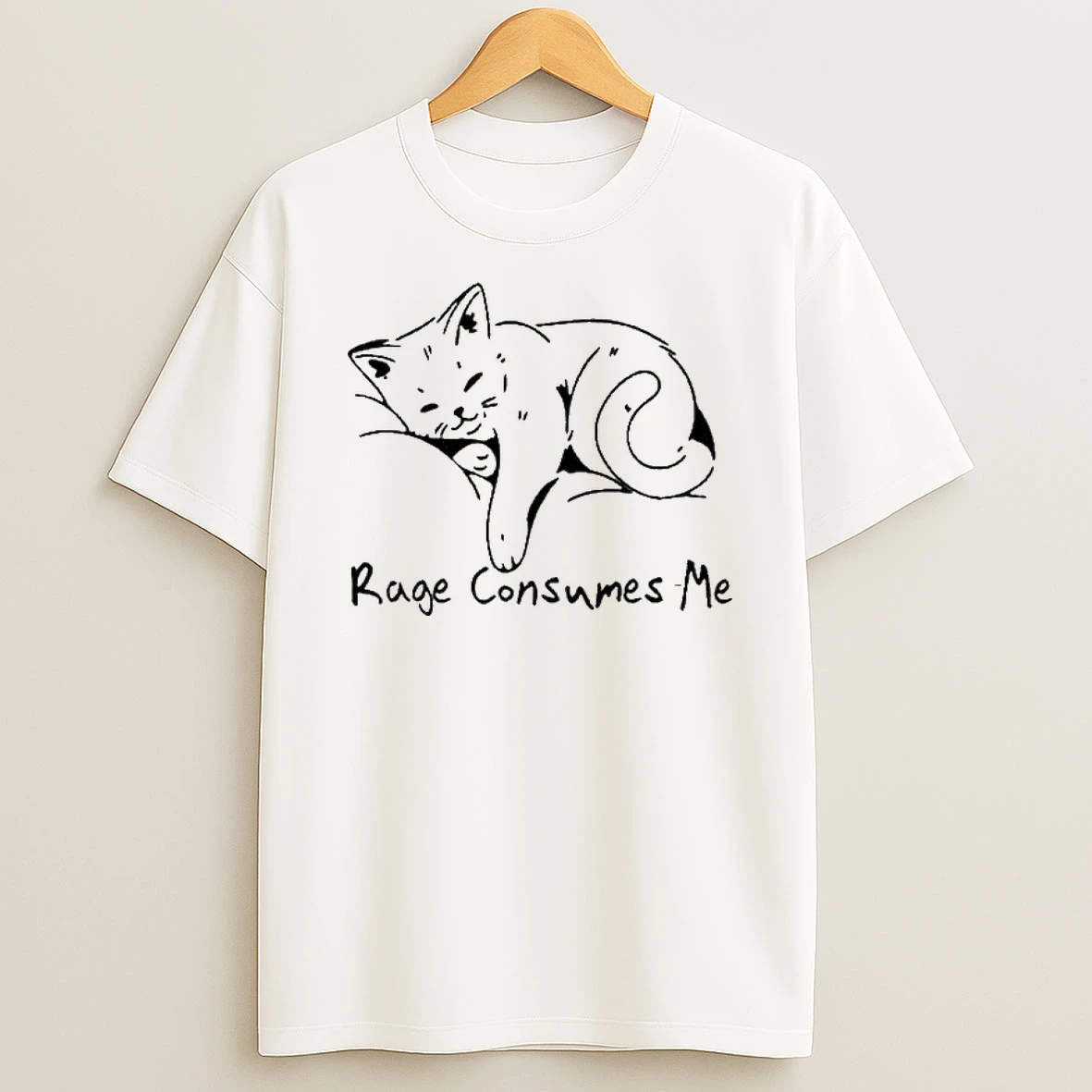 Rage Consumes Me Kitten T Shirt