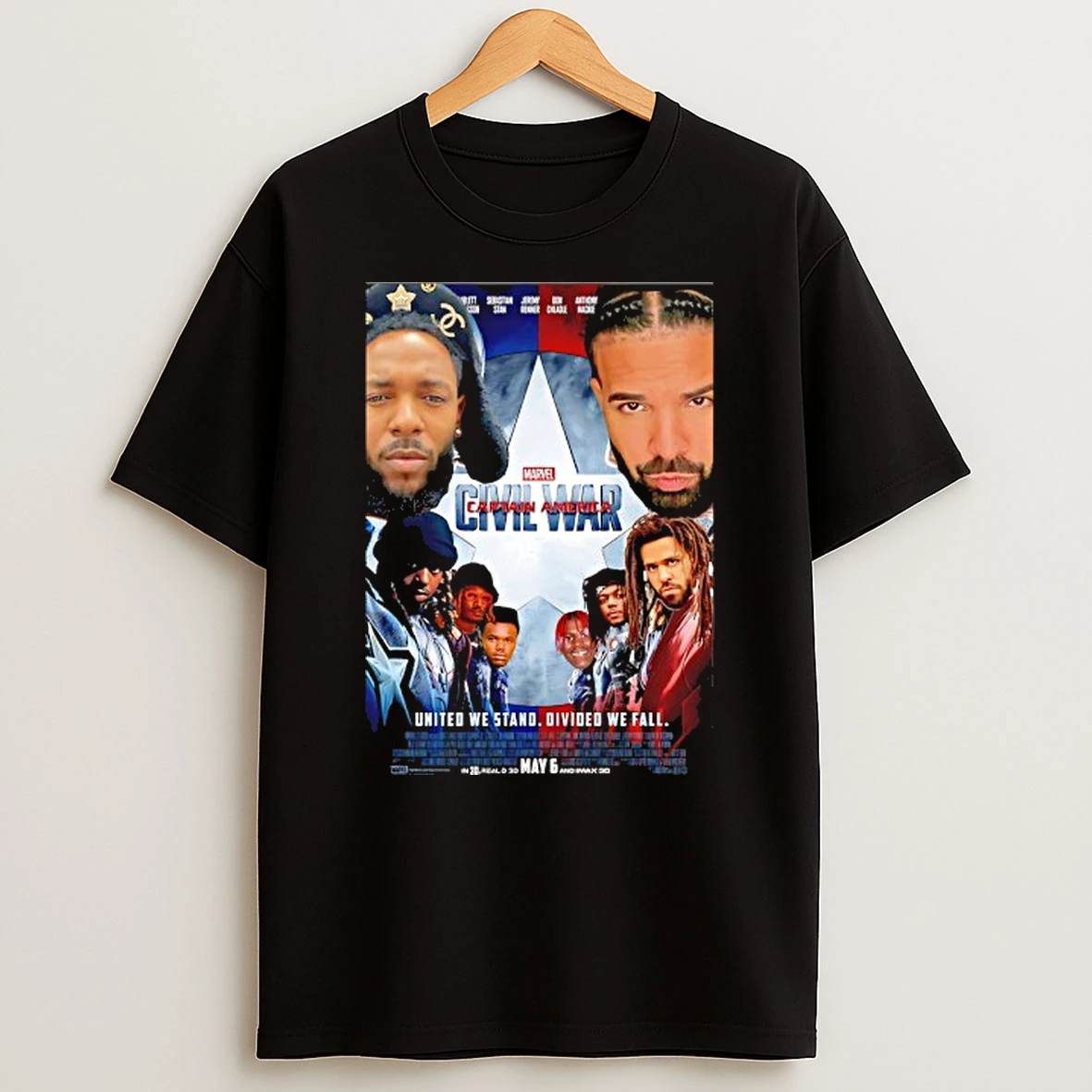 Rap Civil War Kendrick Cole Drake Diss Like That T Shirt