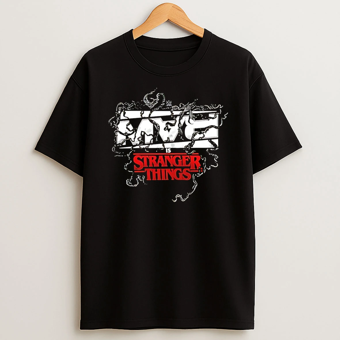 Raw Wwe Stranger Things T Shirt