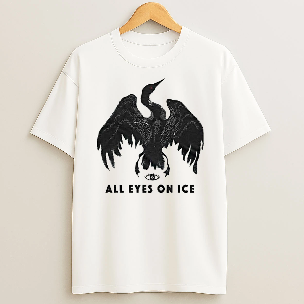 Rebel Loon All Eyes On Ice Minnesota 2026 T Shirt