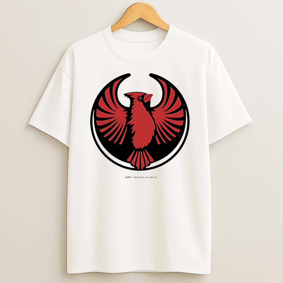 Rebel Northern Cardinal Alliance Logo T Shirt