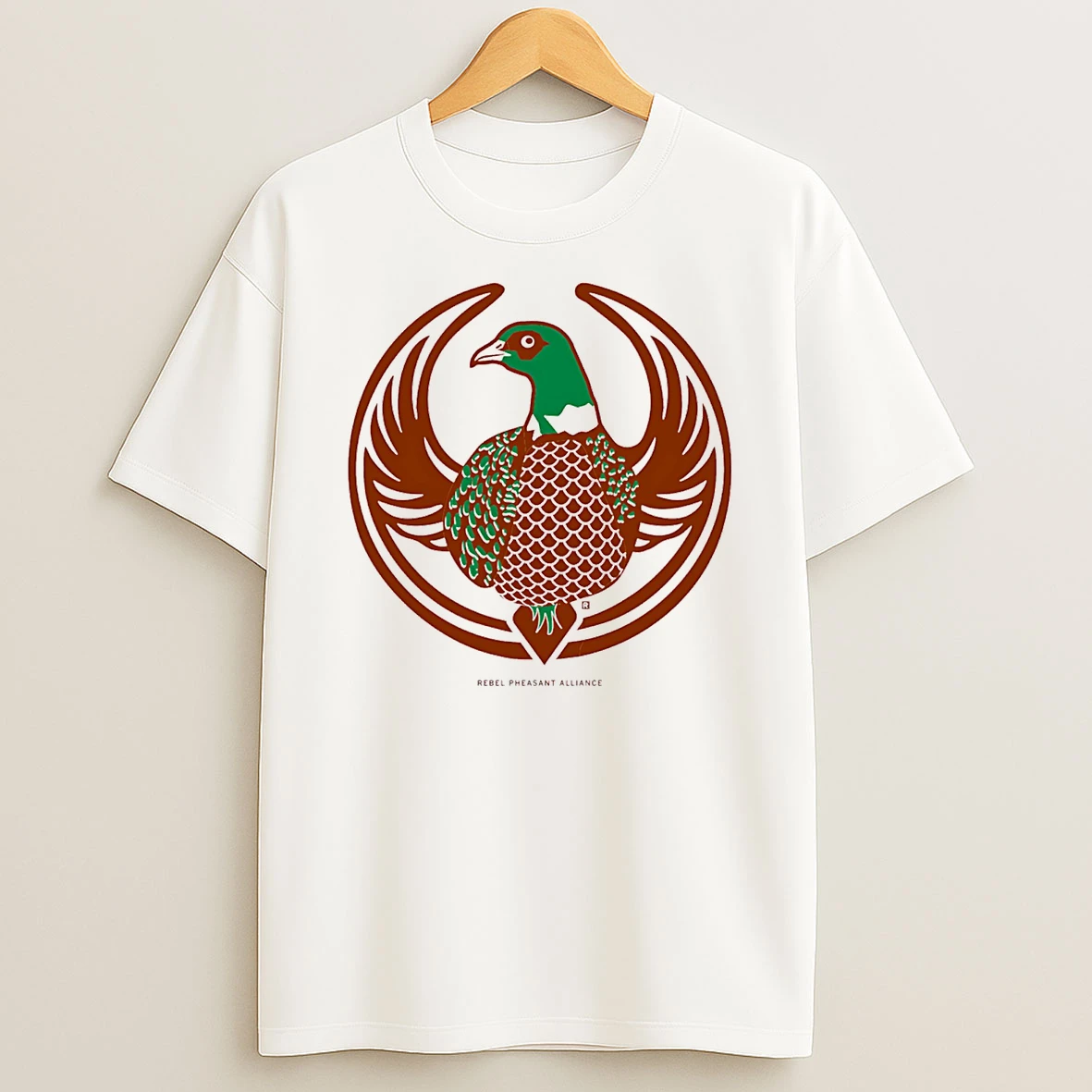 Rebel Pheasant Alliance Logo T Shirt