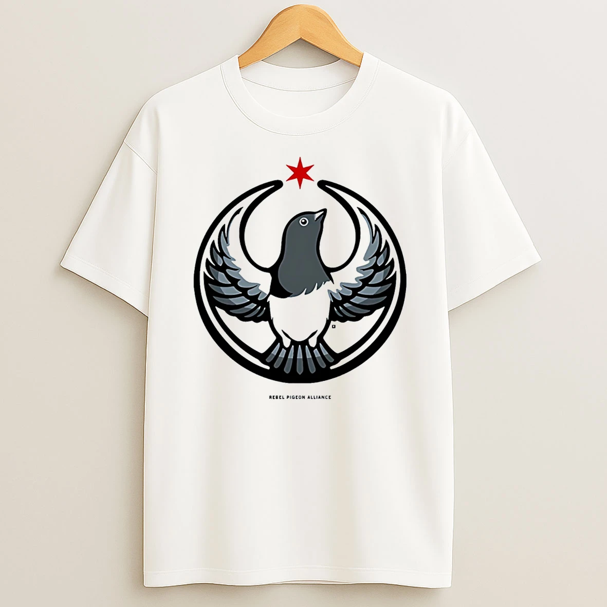 Rebel Pigeon Alliance Logo T Shirt