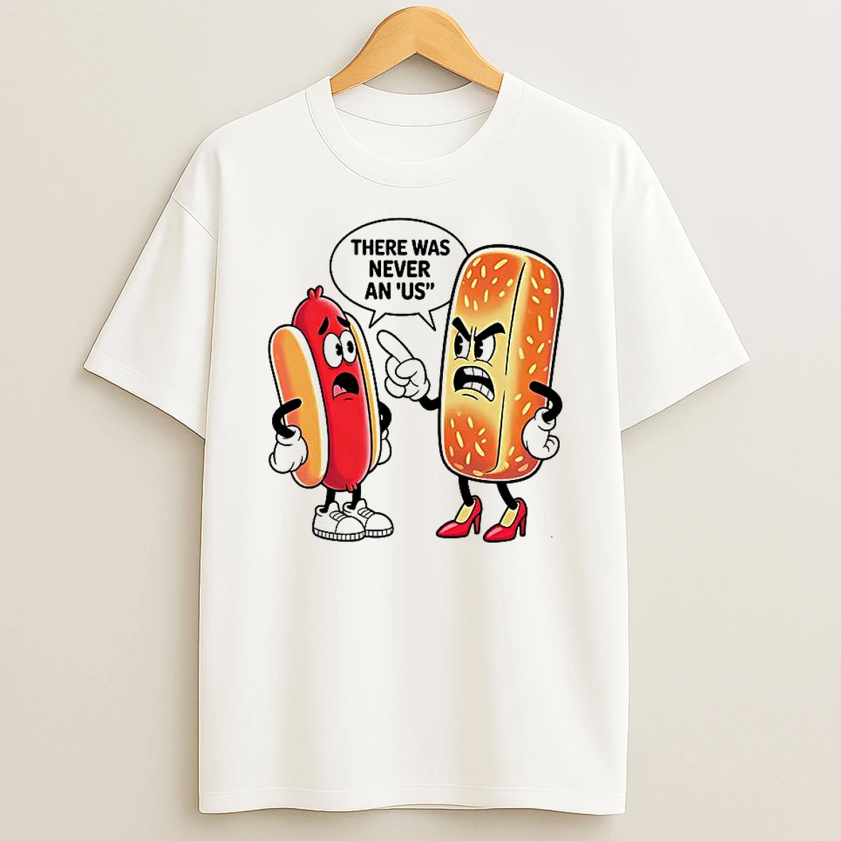 Red Hot Dog There Was Never An Us T Shirt