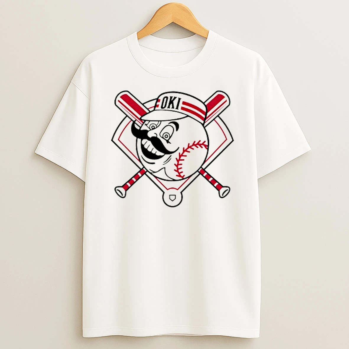 Redlegs Oki Crossed Bats T Shirt