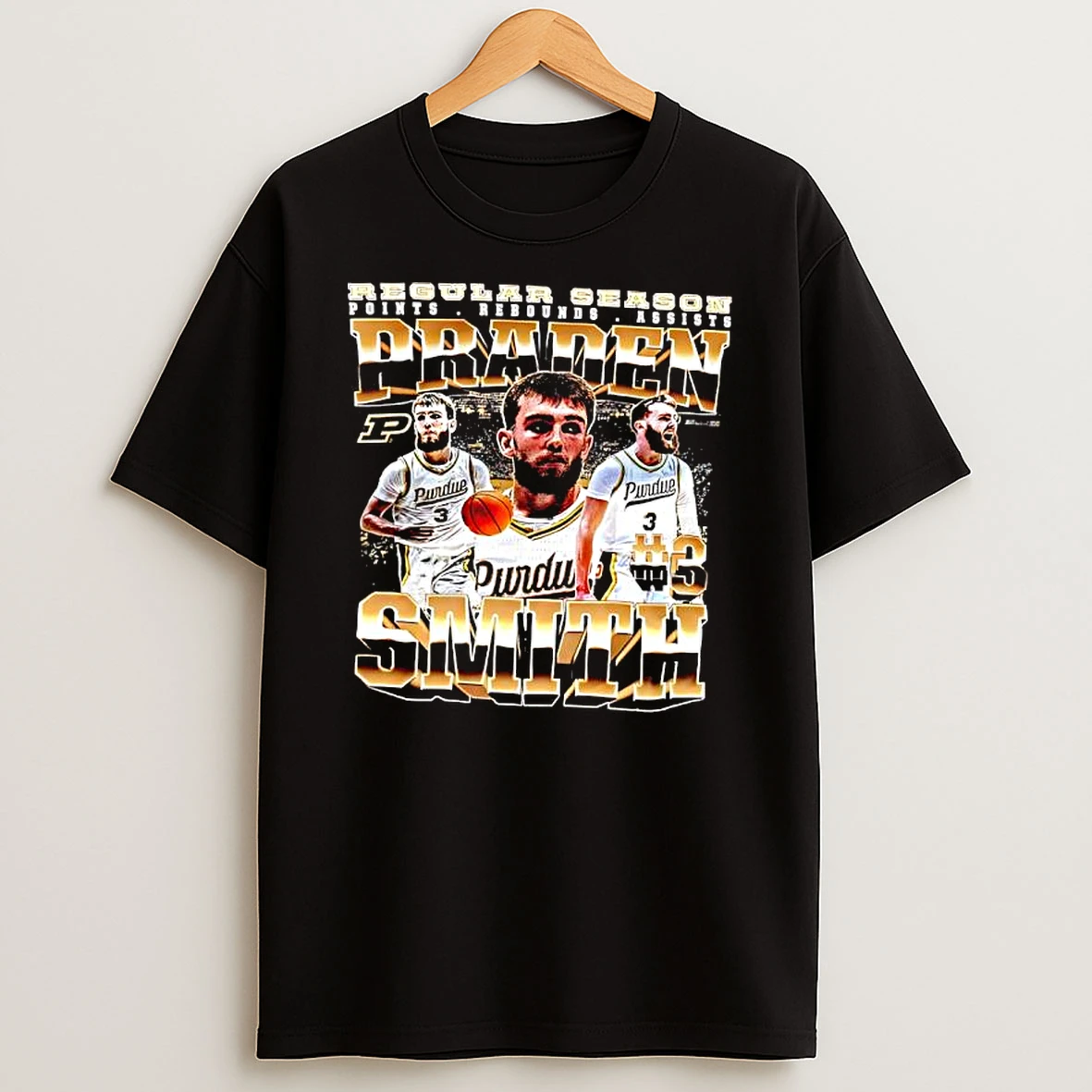 Regular Season Braden Smith Purdue Boilermakers Points Rebounds Assists T Shirt