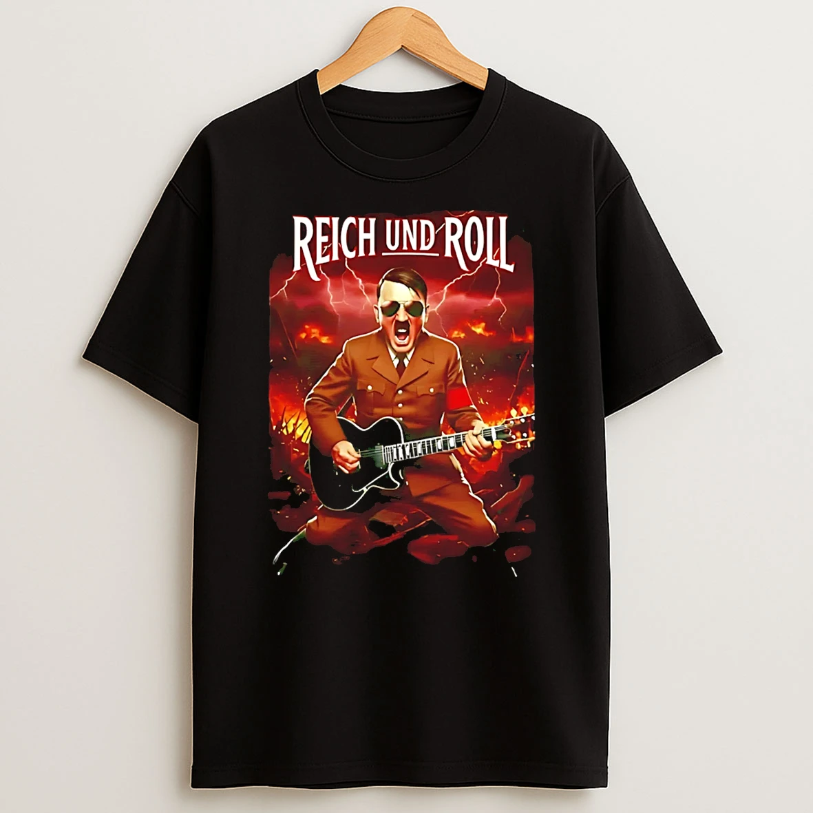 Reich Und Roll Hitler T Shirt