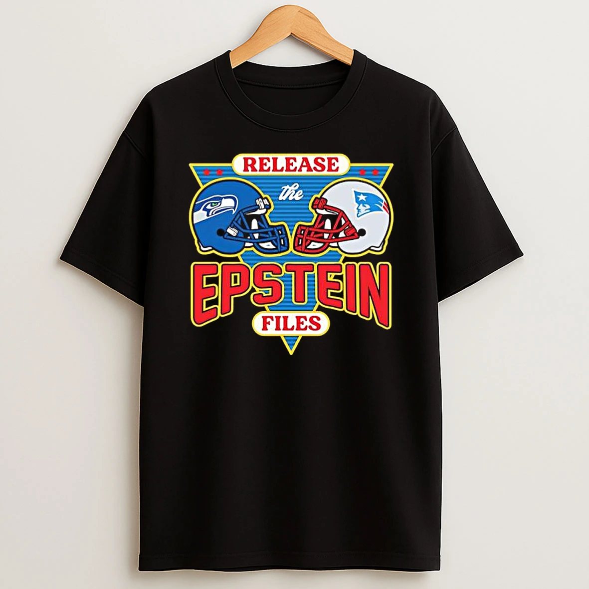 Release The Seatttle Vs Patriots Epstein Files Helmets T Shirt