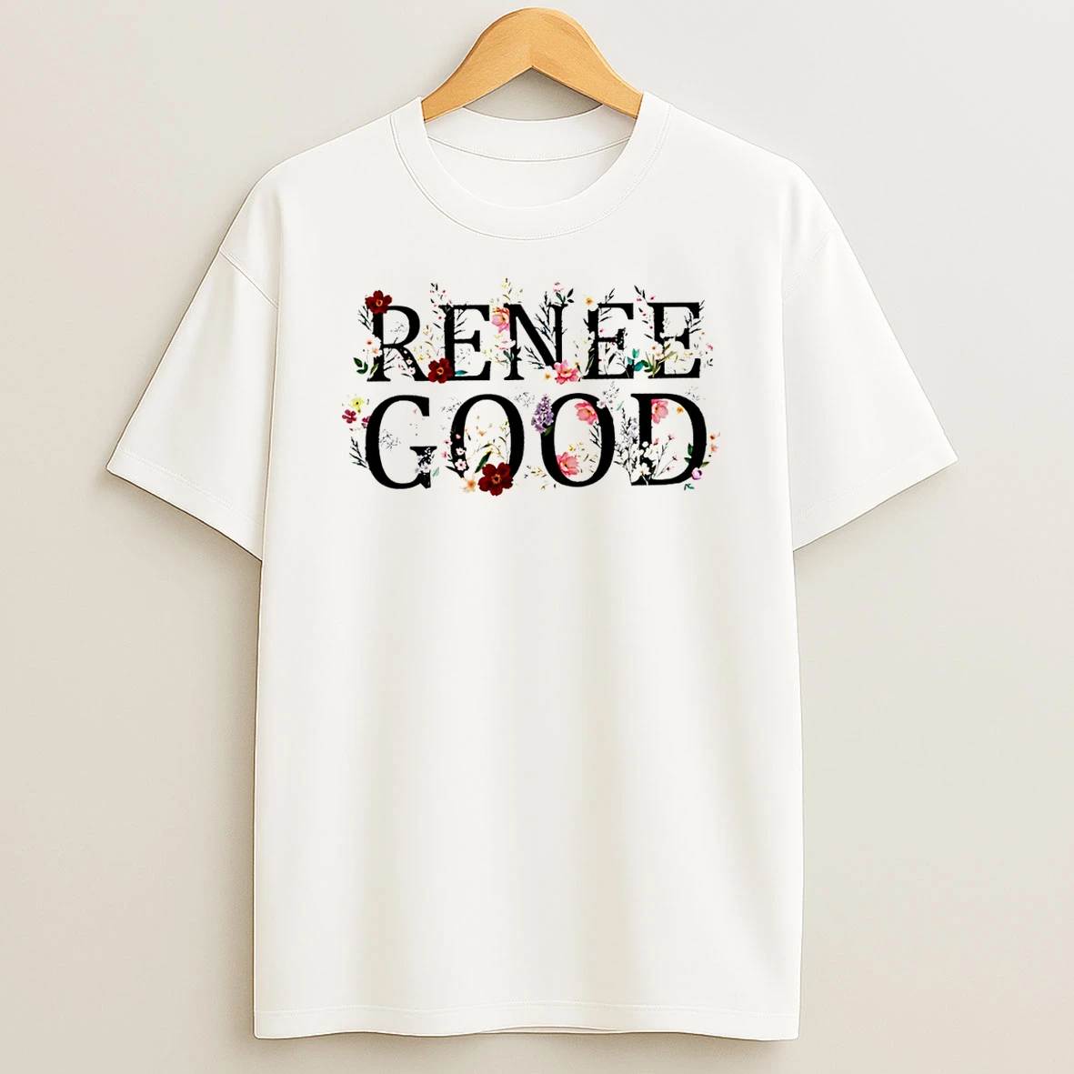 Renee Good Minneapolis Protest Flowers T Shirt