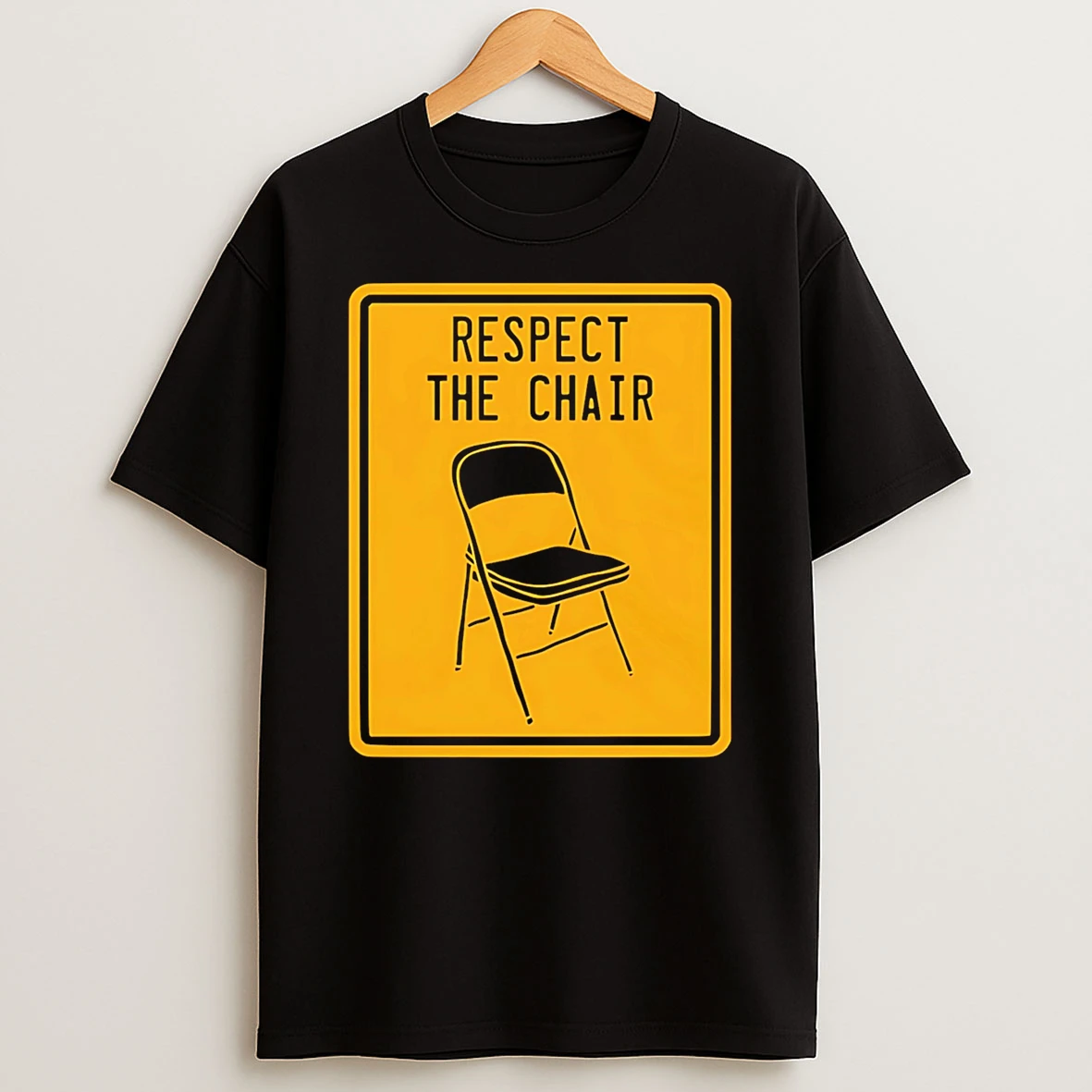 Respect The Parking Chair T Shirt