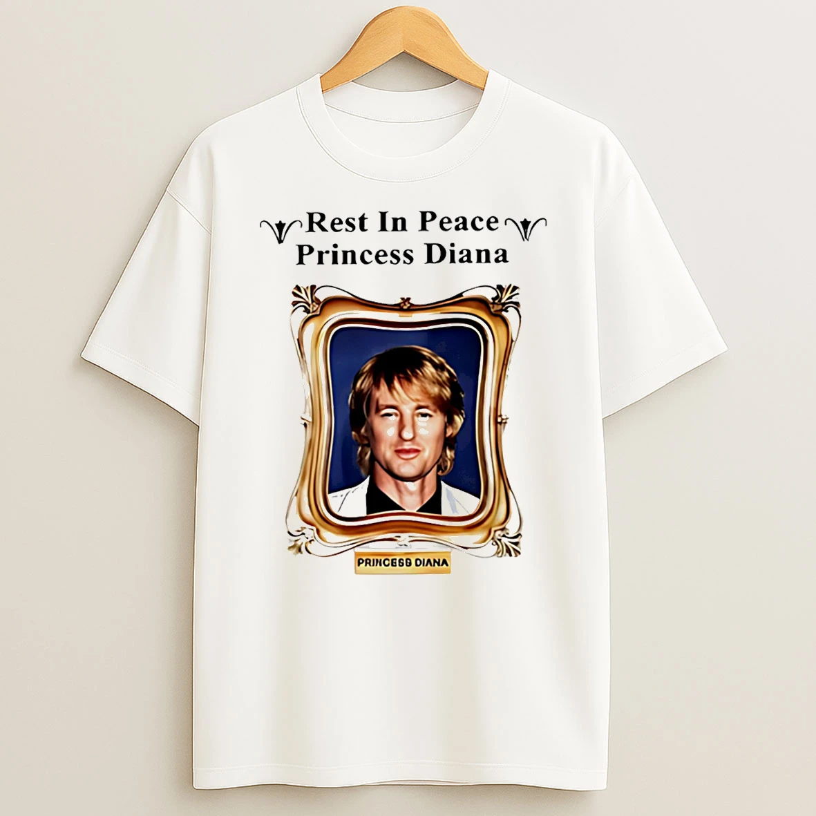 Rest In Peace Princess Diana Owen Wilson T Shirt