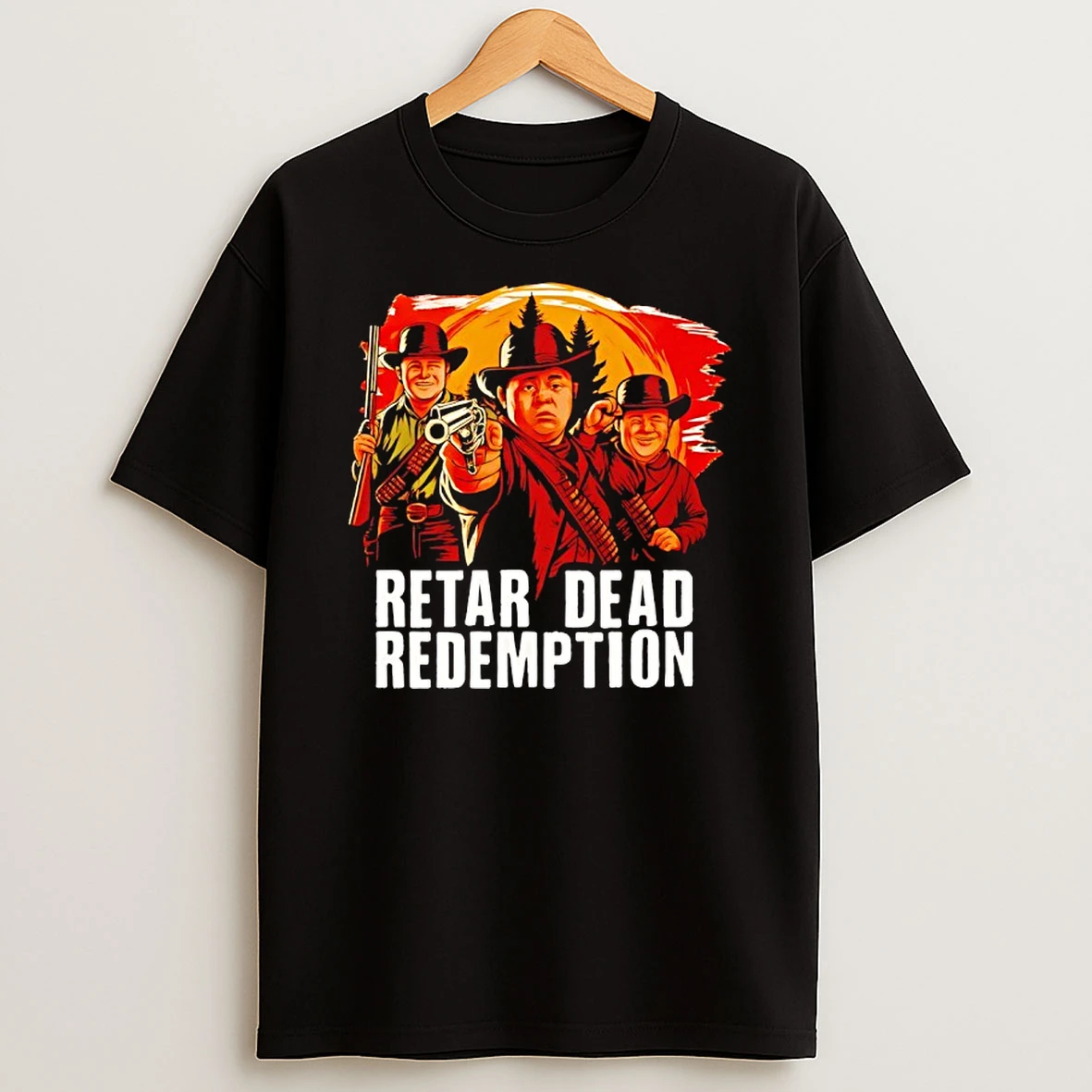 Retar Dead Redemption Down Syndrome Red Dead Redemption Parody T Shirt