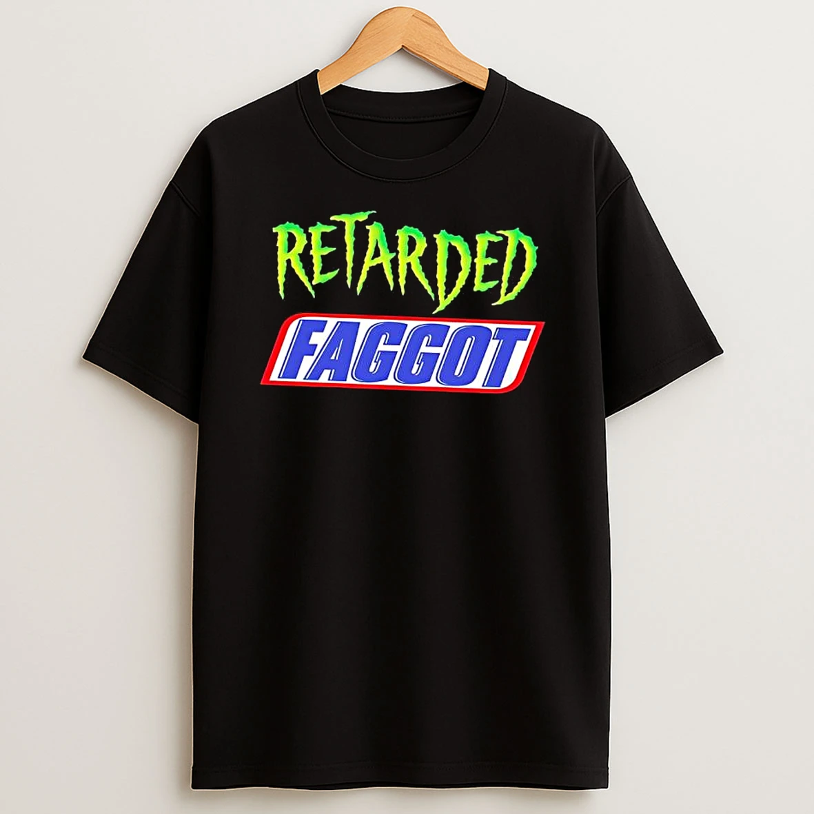Retarded Faggot Graphic T Shirt