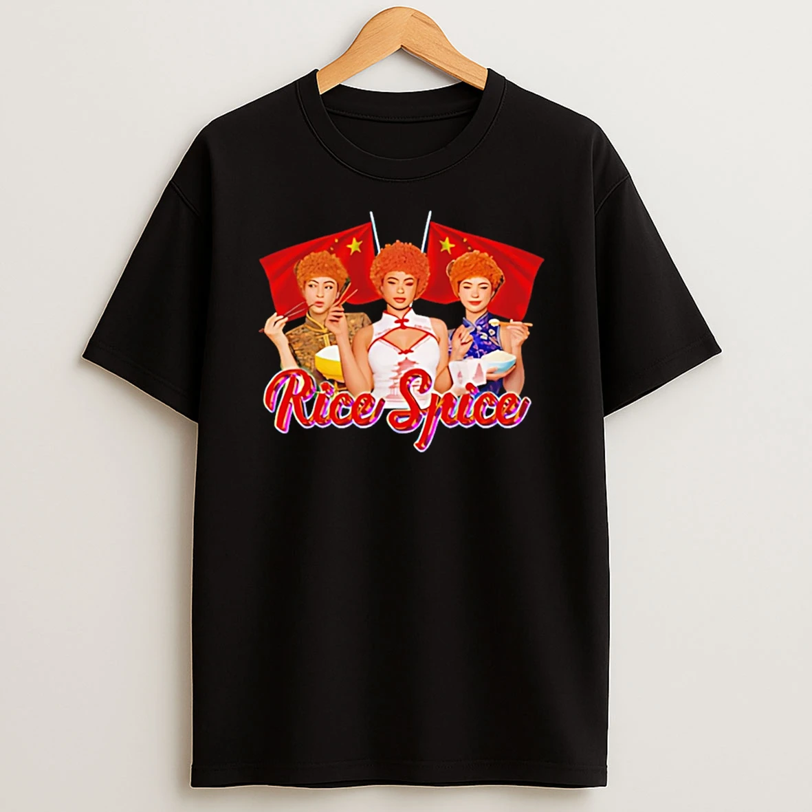 Rice Spice China Flag T Shirt