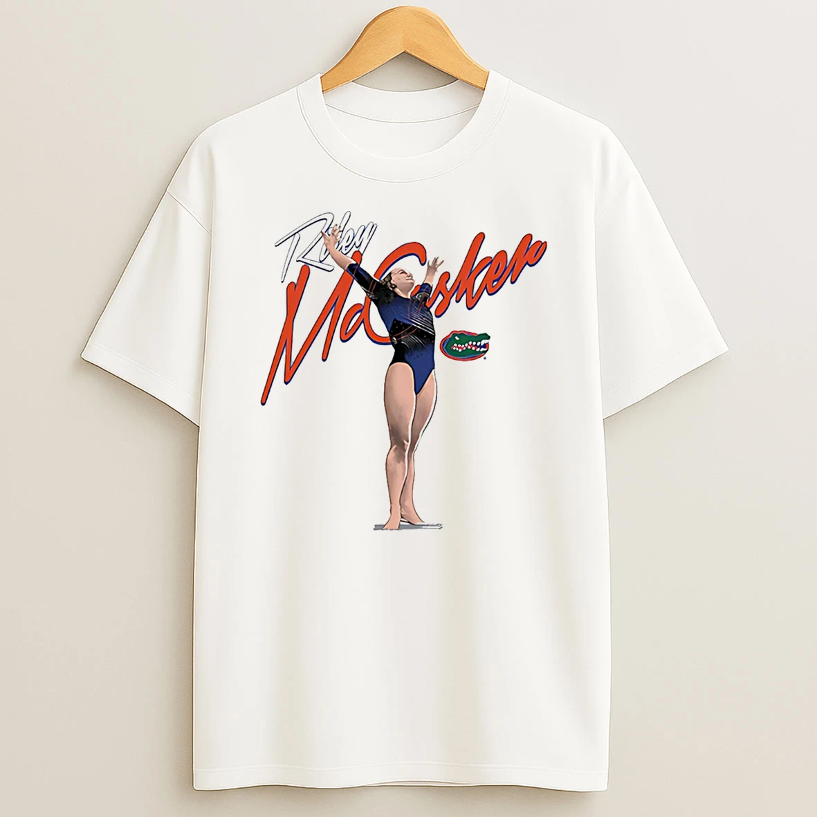 Riley Mccusker Florida Gymnastics Ncaa Legends Caricature T Shirt