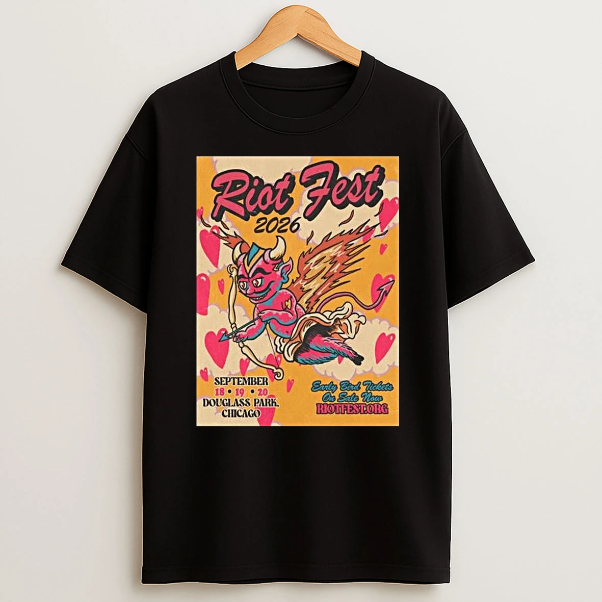 Riot Fest 2026 September 18 20 Douglass Park Concert T Shirt