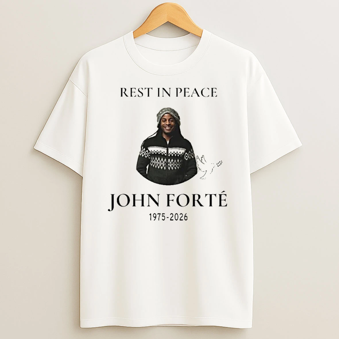 Rip In Peace John Forte 1975 2026 T Shirt