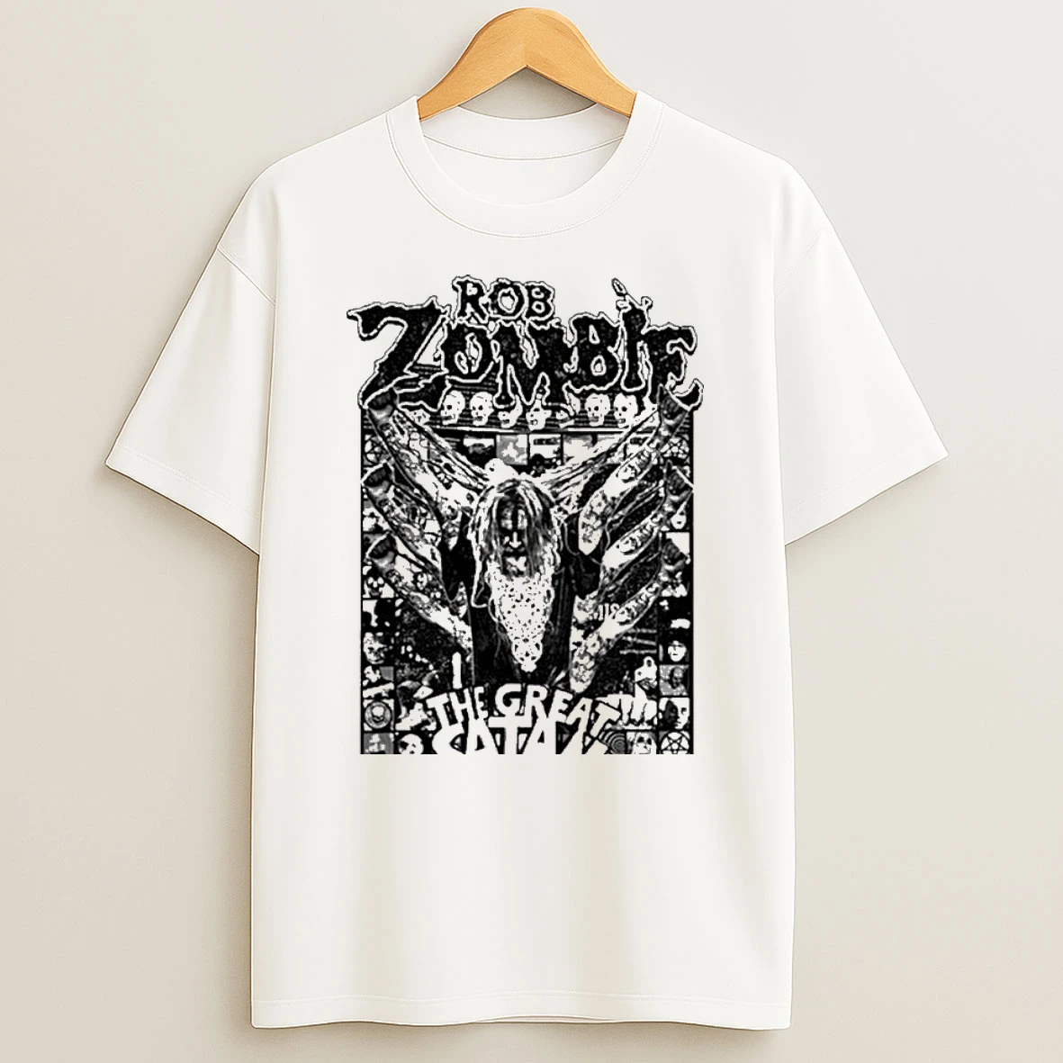 Rob Zombie New Album The Great Satan T Shirt