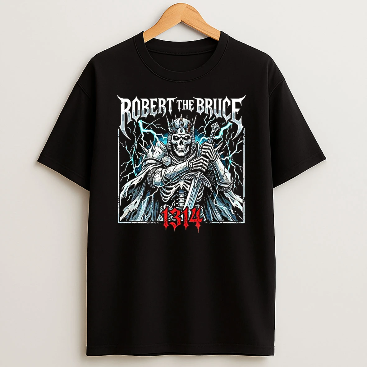 Robert The Bruce 1314 Scottish King T Shirt