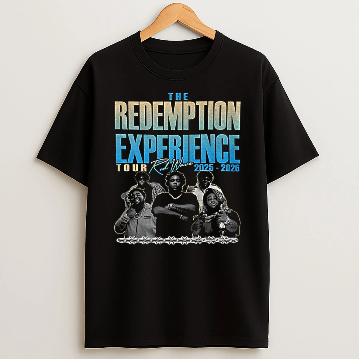 Rod Wave Redemption Tour Signature 2025 2026 T Shirt