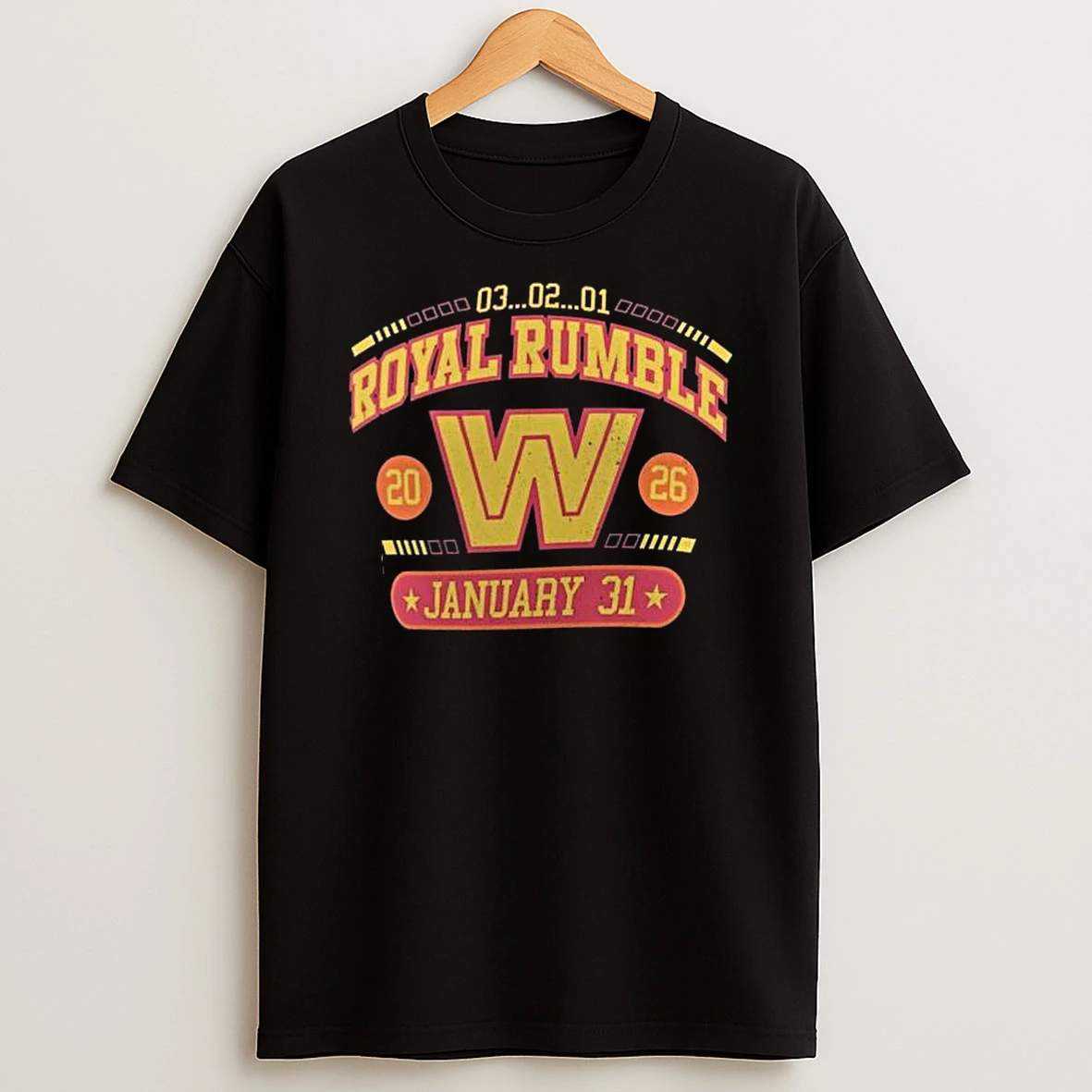 Royal Rumble 2026 Retro T Shirt