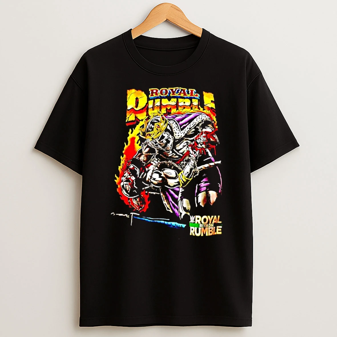 Royal Rumble Royal Riyadh Rumble Wwe Skeleton T Shirt