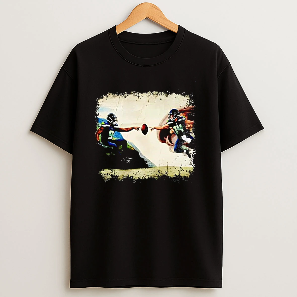 Russell Wilson X Doug Baldwin Seattle Seahawks Adam Michelangelo T Shirt