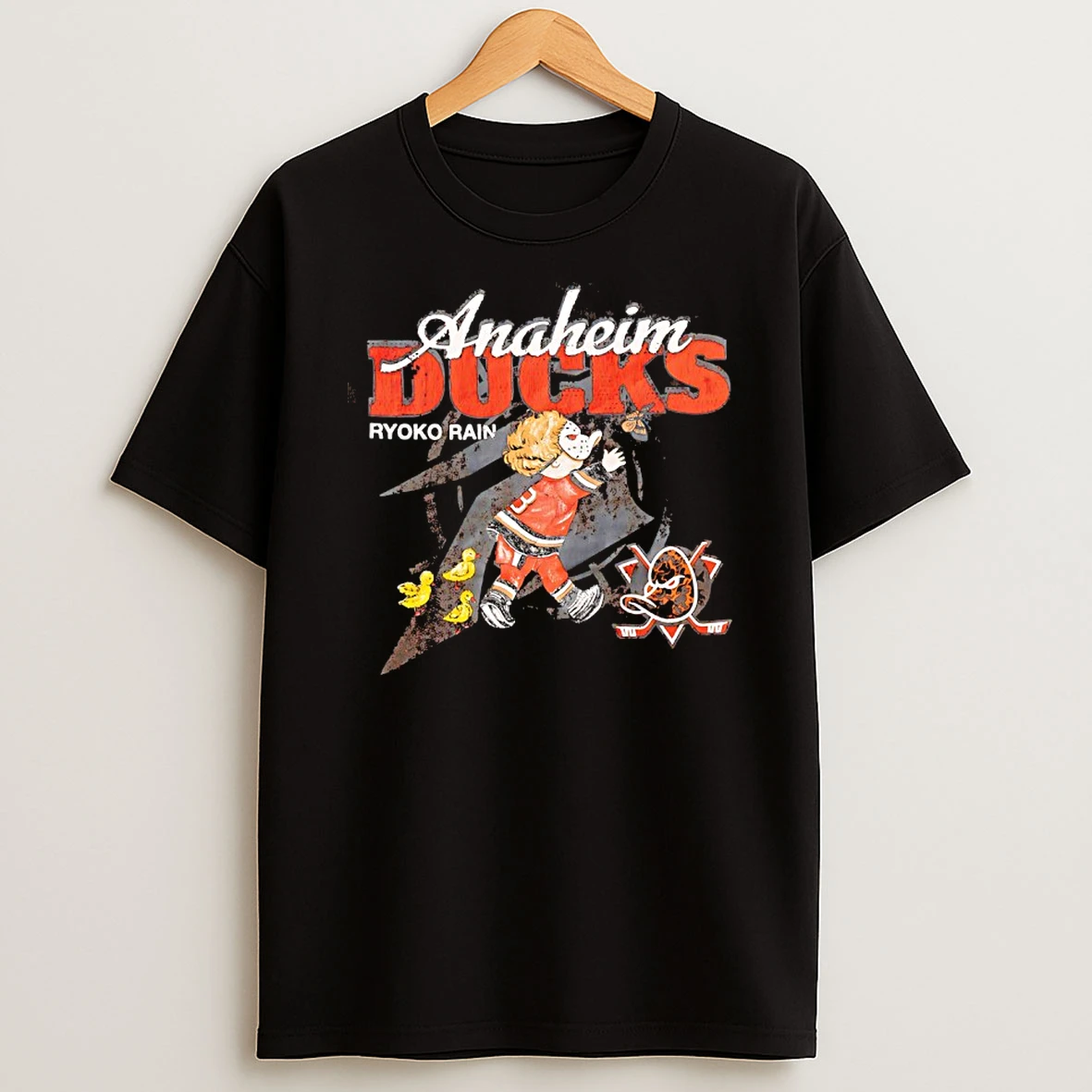 Ryoko Rain Anaheim Ducks Hockey Vintage T Shirt