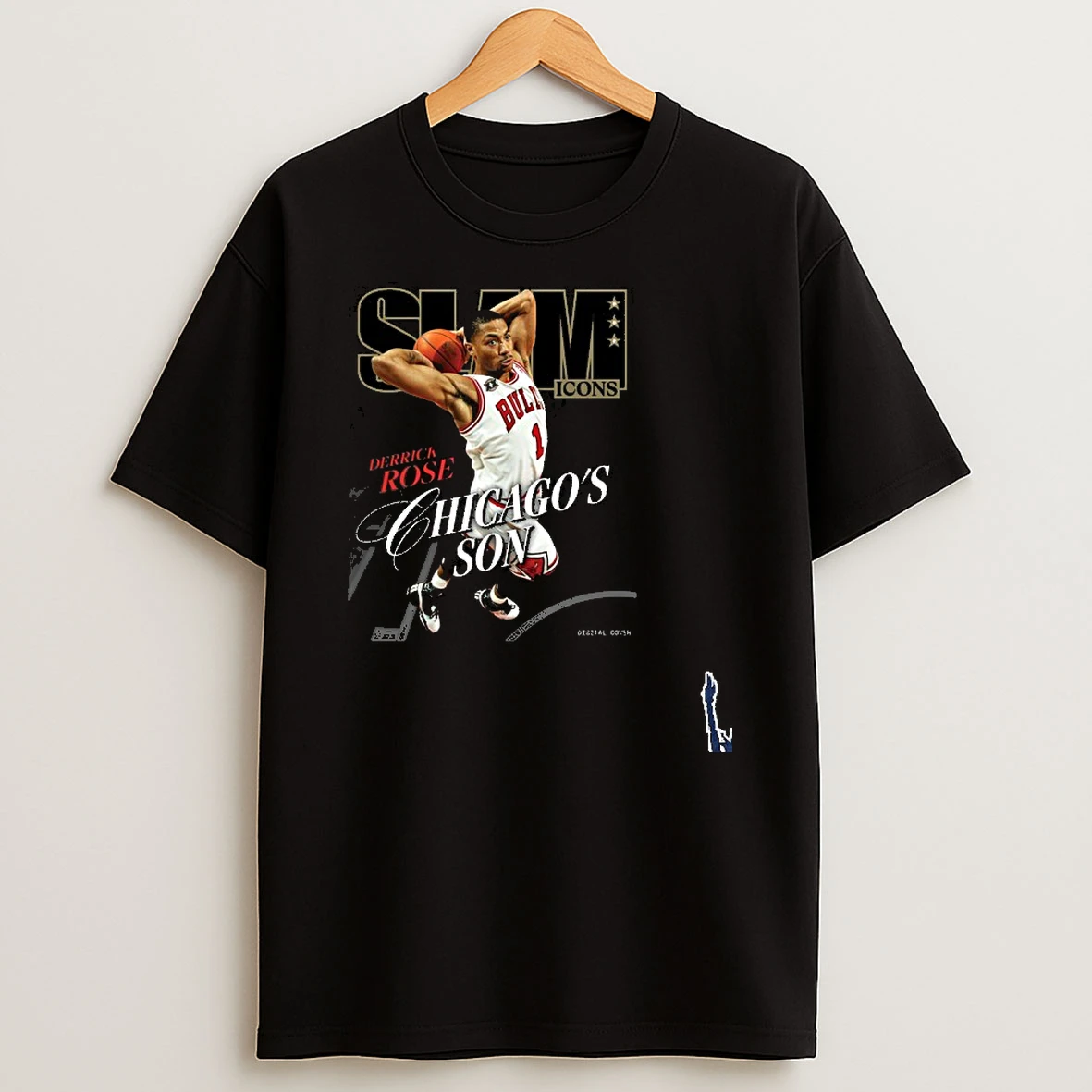 Slam Derrick Rose Chicagos Son T Shirt