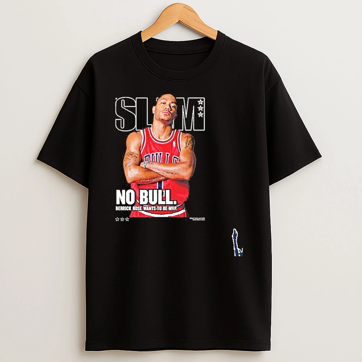 Slam Derrick Rose No Bull T Shirt