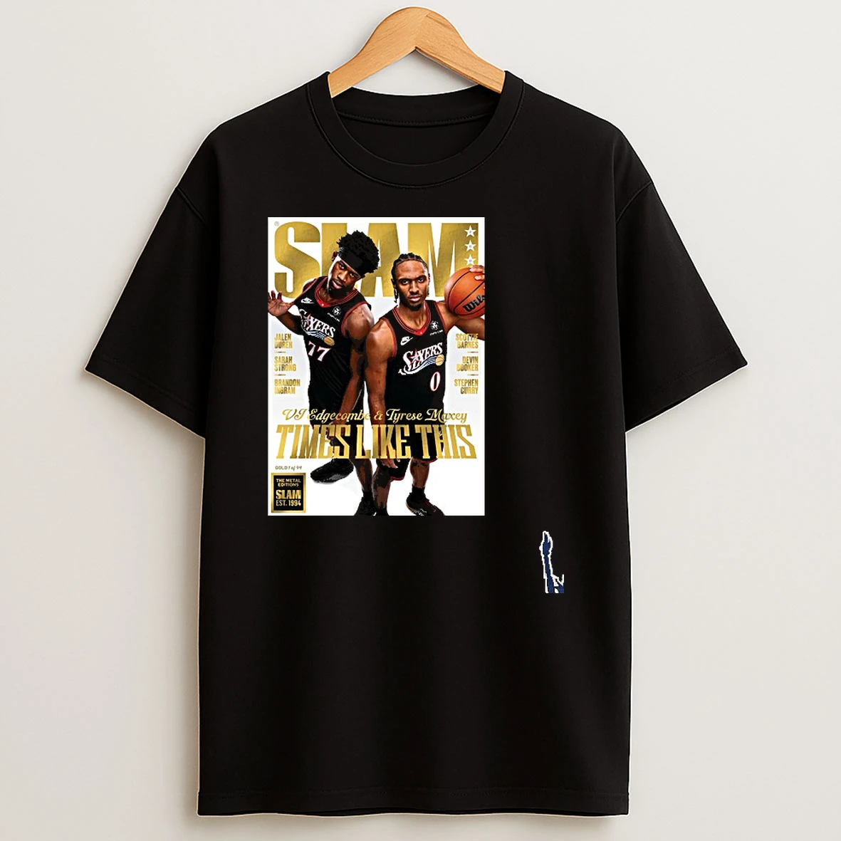 Slam Tyrese Maxey And Vj Edgecombe T Shirt