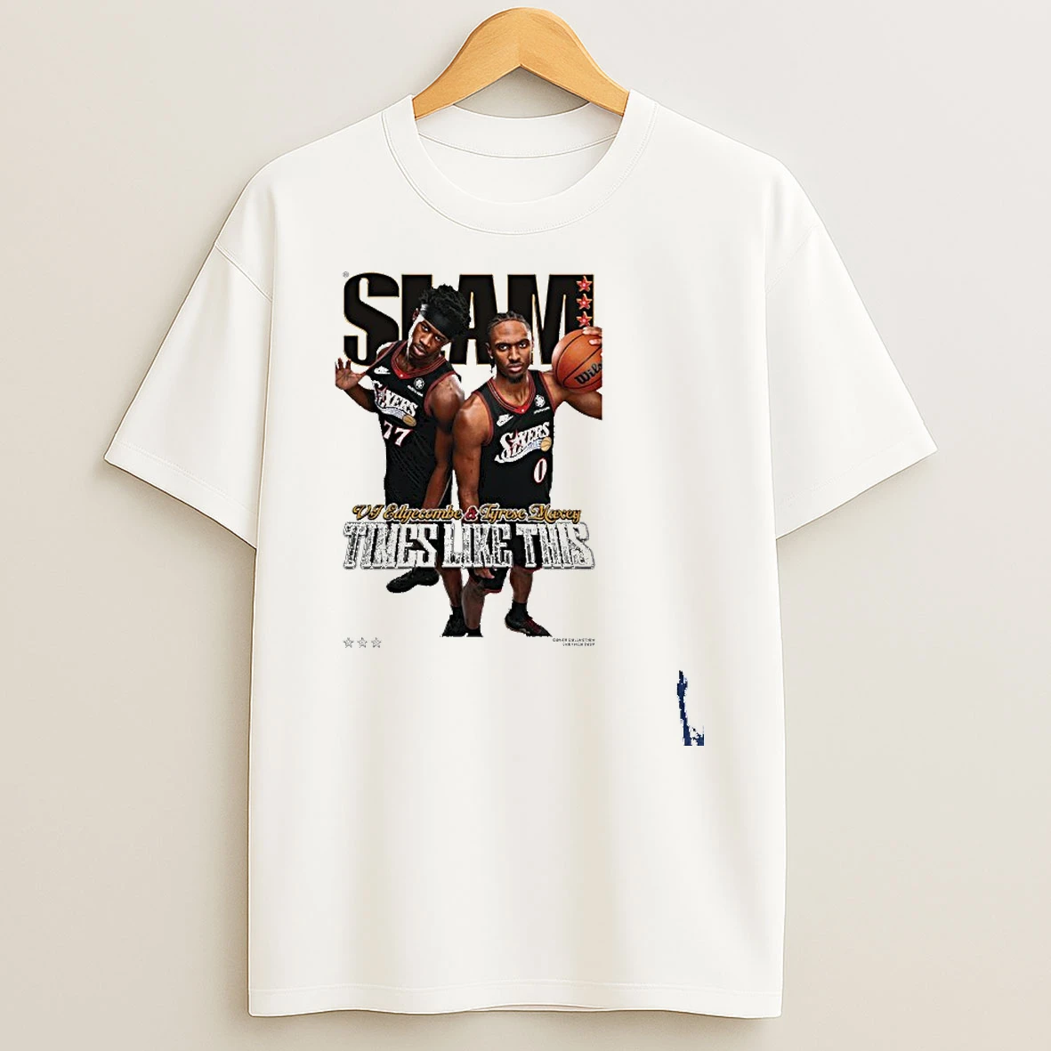 Slam Tyrese Maxey And Vj Edgecombe Times Like This T Shirt