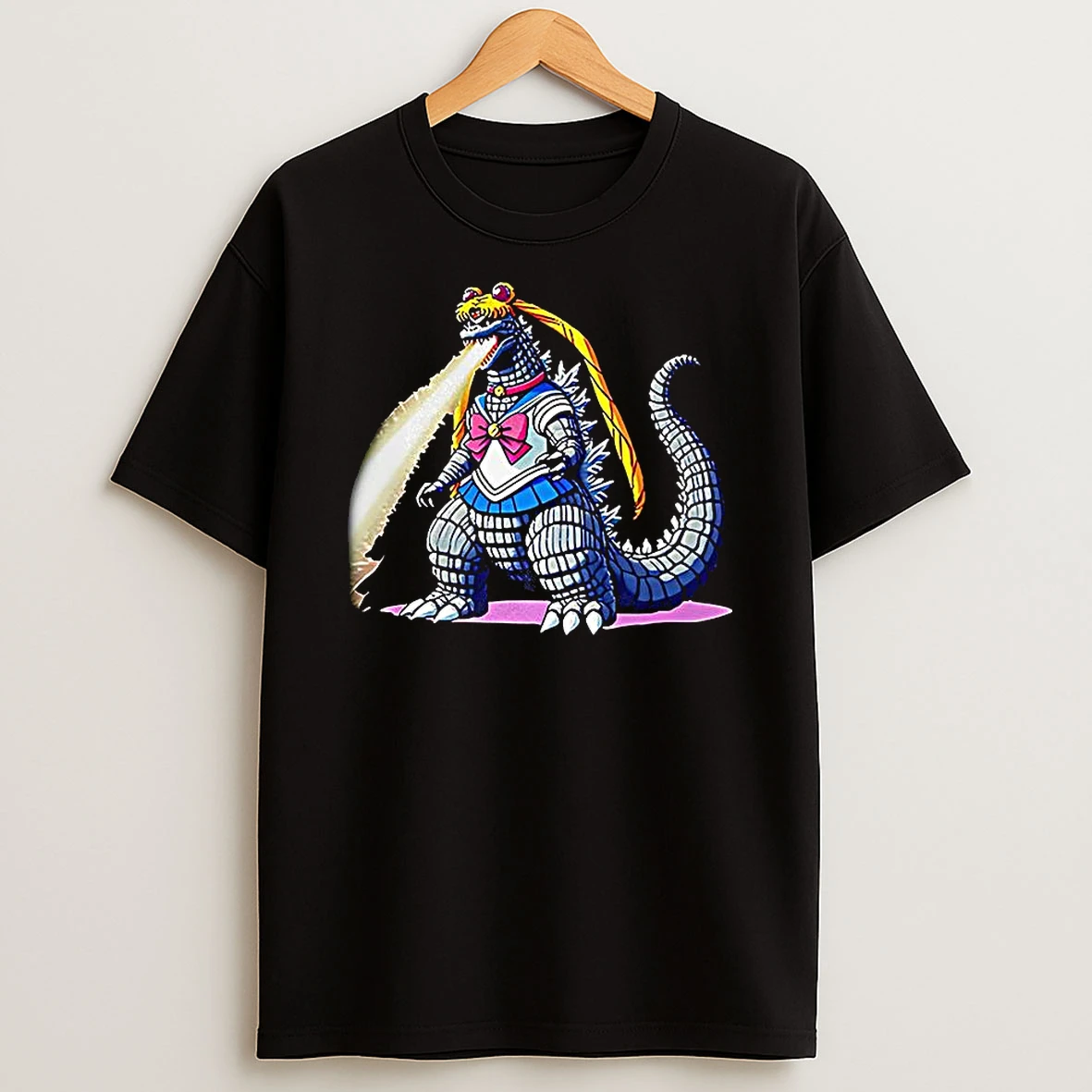 Sailor Godzilla Sailor Moon X Godzilla Fan Art Meme T Shirt